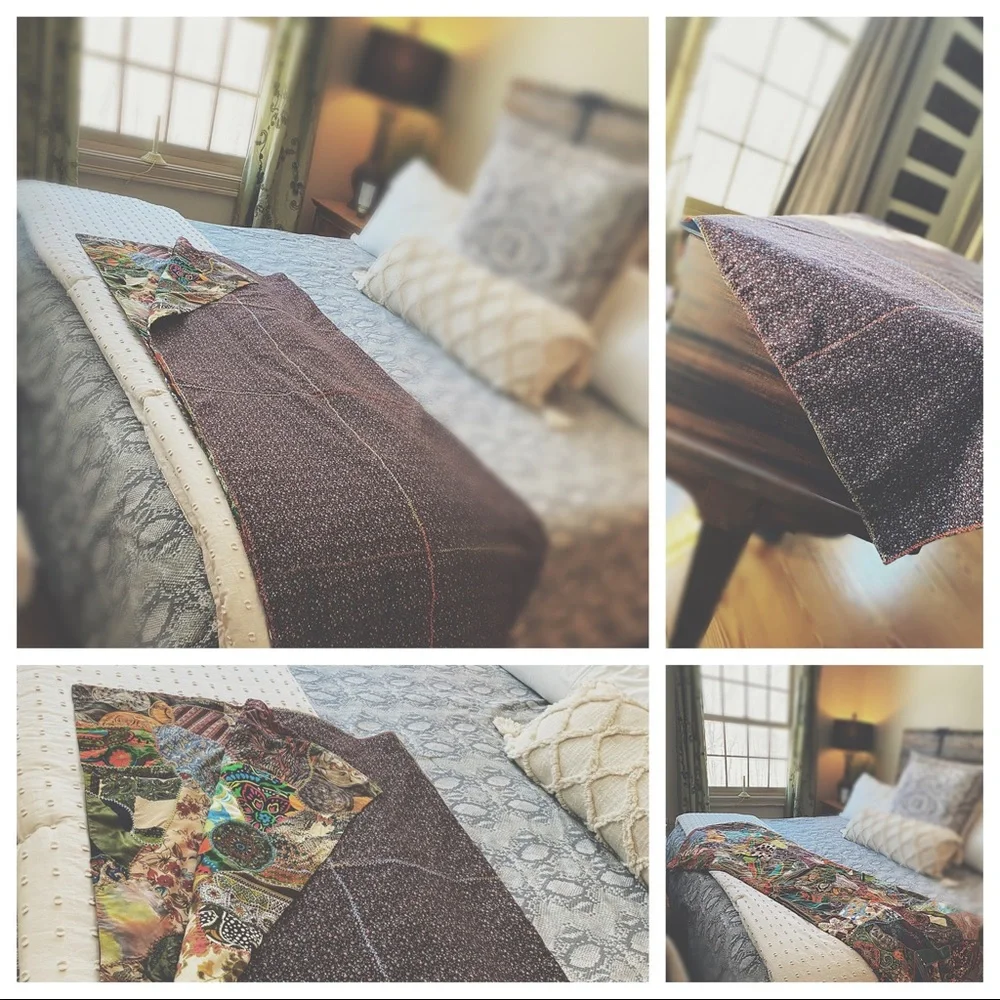 OOAK Family Heirloom Crazy Quilt - Handmade by Grandma Ella Anderson